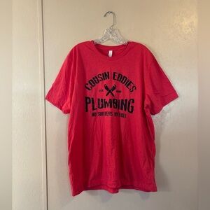 NWOT National Lampoons Cousin Eddies Plumbing tee shirt sz XL